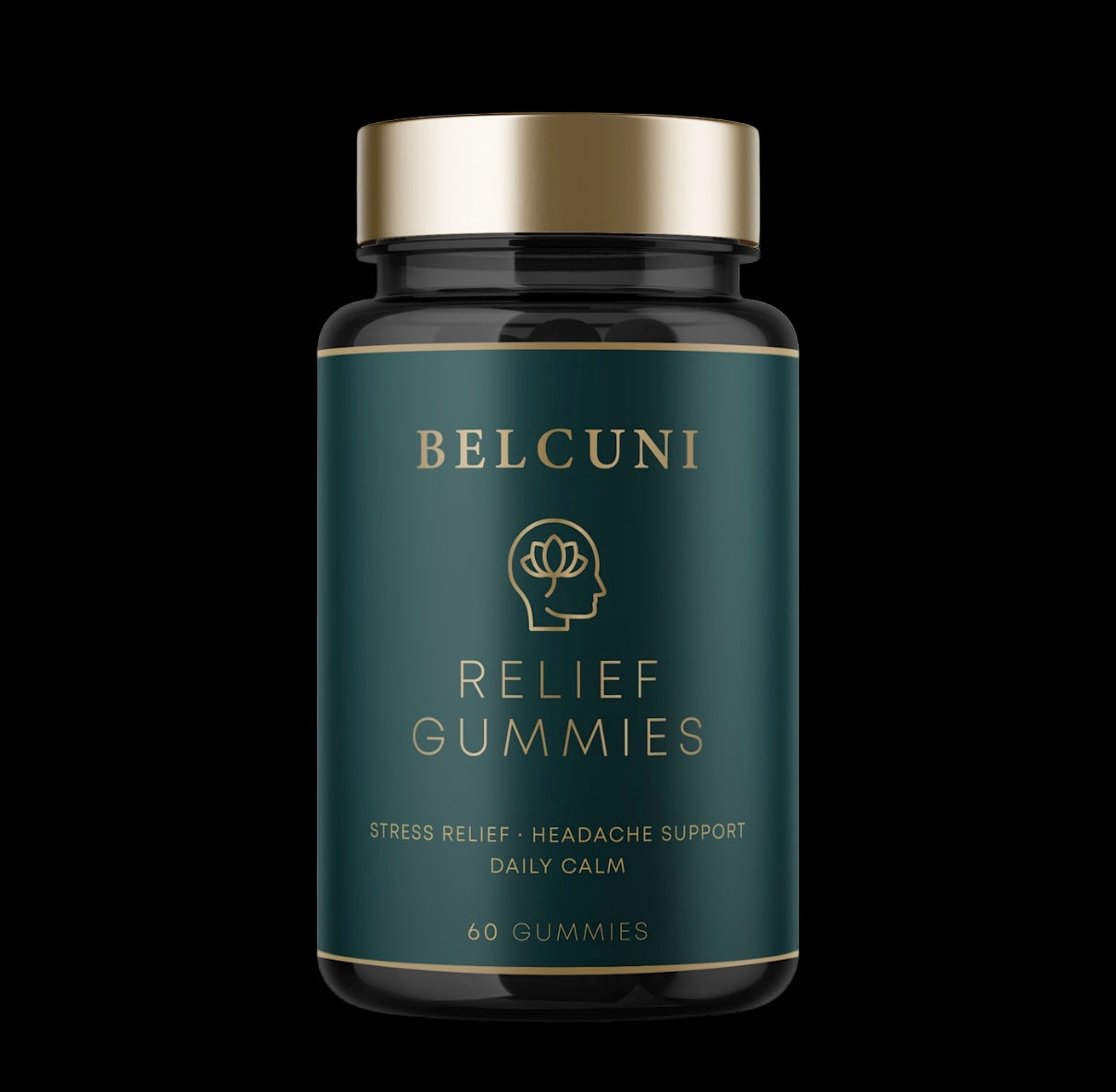BELCUNI RELIEF GUMMIES – 60 Gummies (Full Size)